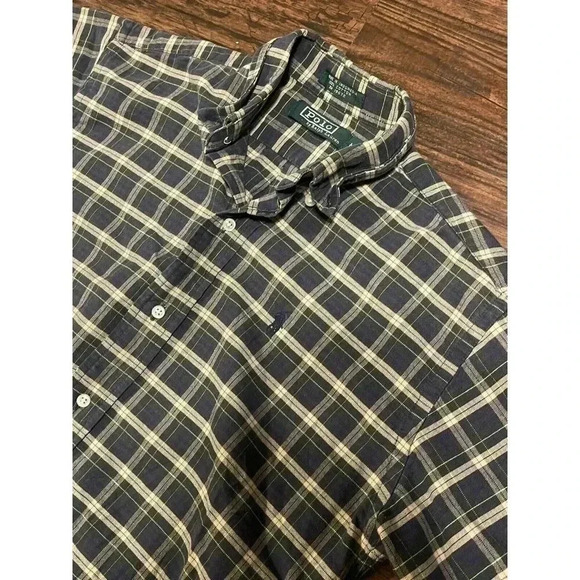 Ralph Lauren Boys Plaid, Button-Down Shirt, Size Medium - Picture 2 of 4